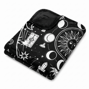 Scriblo Cosmic Daydream coloring blanket on a white background