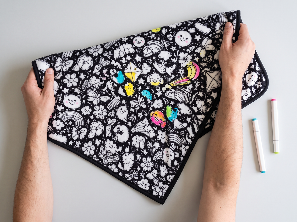 Unfold your canvas.